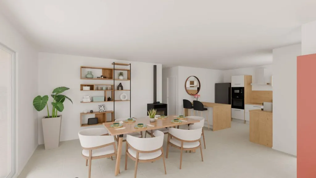 Modern Flat-Plan House with Garage in Amfreville