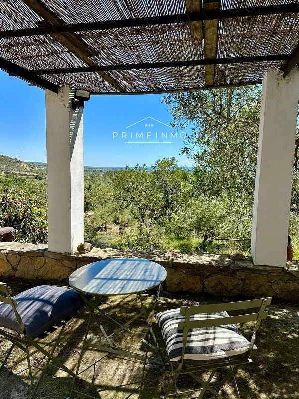 Terrasse - Rustic Estate with Pool and Sea Views near l'Ampolla