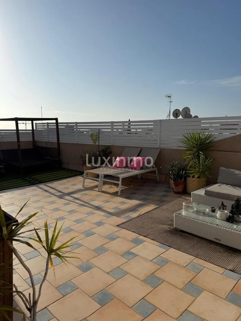 Terrasse - Duplex Penthouse with Sea Views in Ibiza