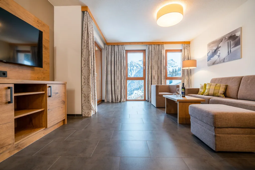 Séjour - 6-Personne Apartment with Ski Access in Bürserberg
