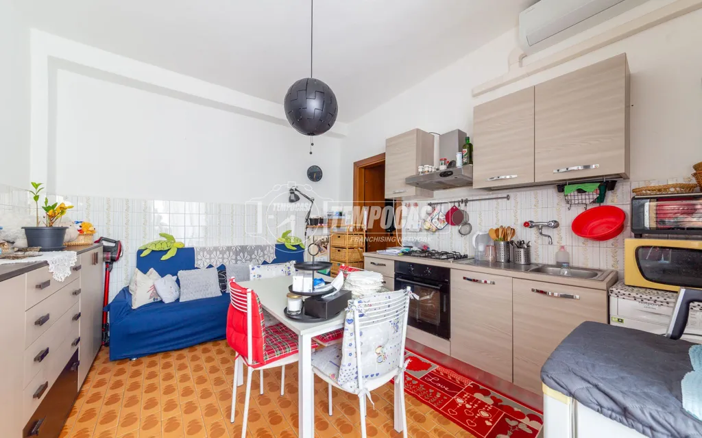 Köök - Two-Bedroom Flat with Balcony in Milan