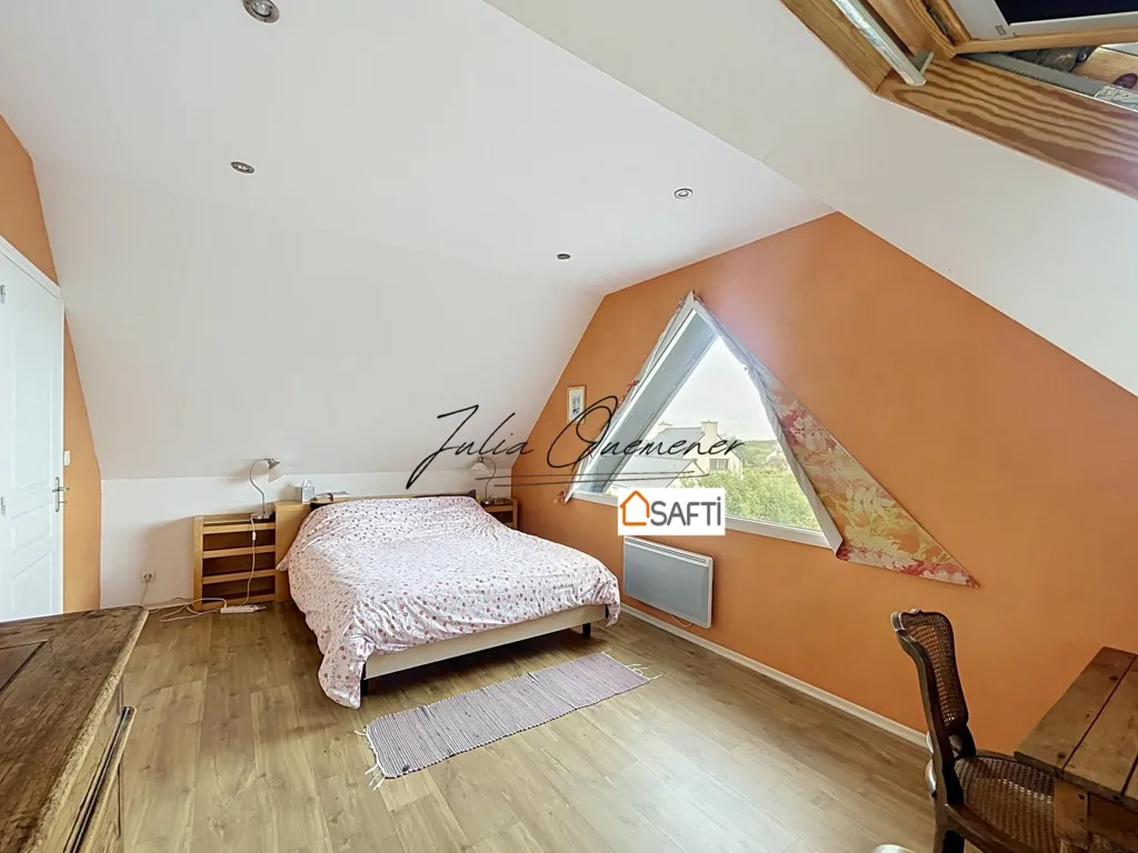 Camere da letto - Charming Stone House with Sea View in Plouarzel