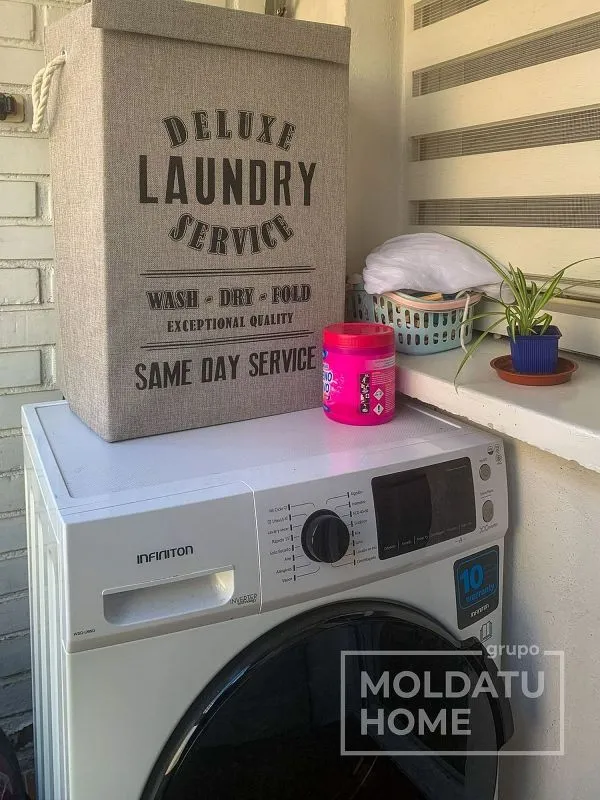 Buanderie - Student-Friendly Flat with Central Heating in Iturrama