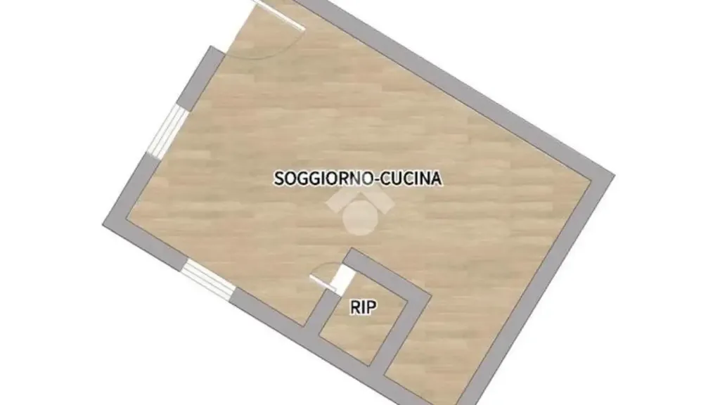 Plan - Three-Level Apartment with Balcony in Vasto
