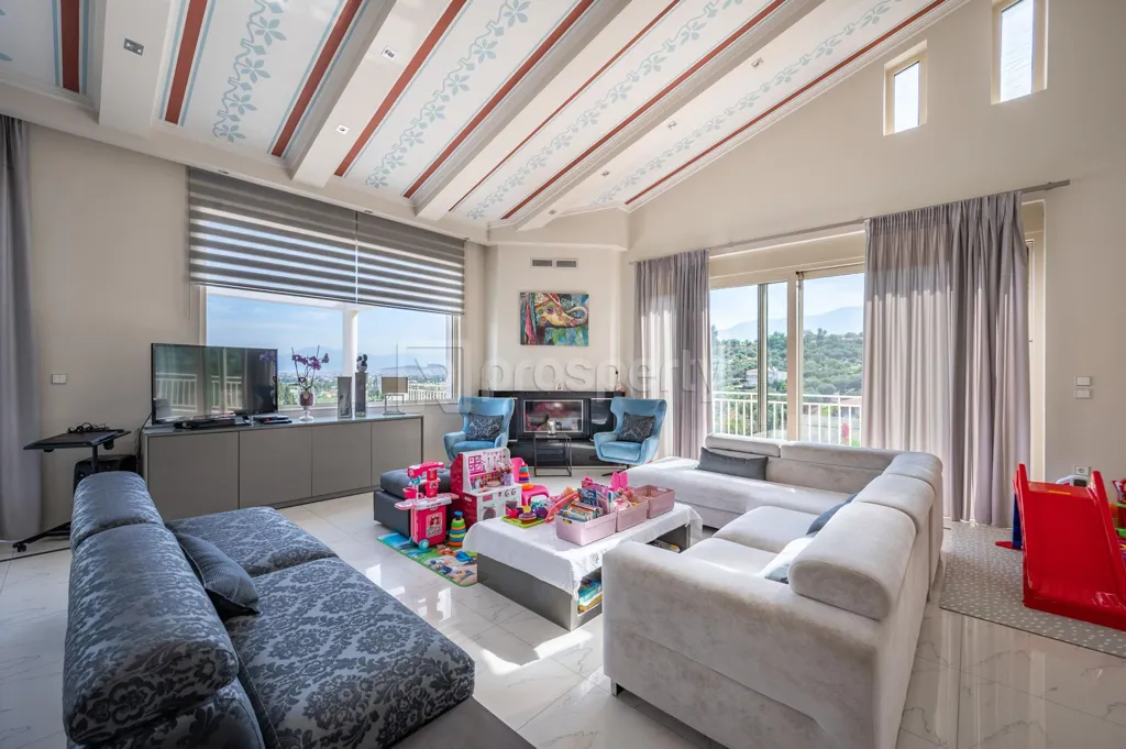Séjour - Luxury Villa with Sea View in Paralia