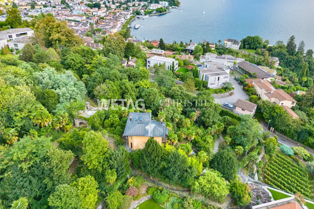 Vista aerea - Lake View Building Plot in Ascona
