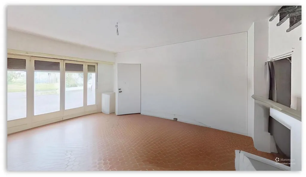 Living Room - House with Large Barn in Poey-de-Lescar