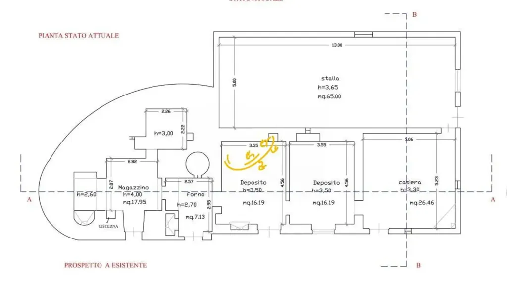 Plan - Rustic Property with Pool Project in Ceglie Messapica