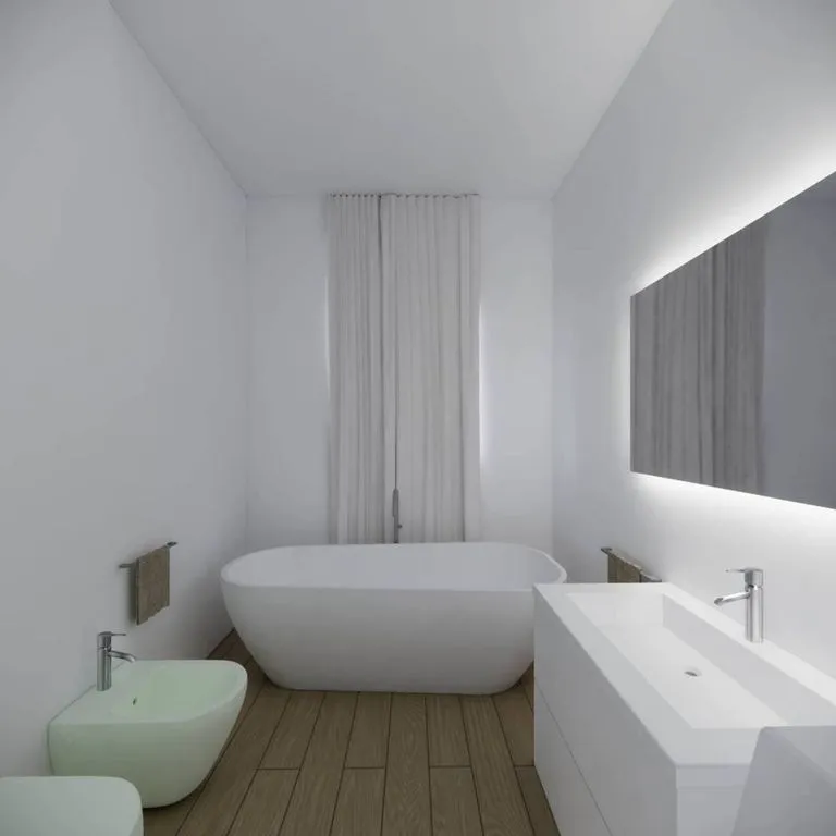 Salles de bain - Luxury Apartment with Private Garden in Padua