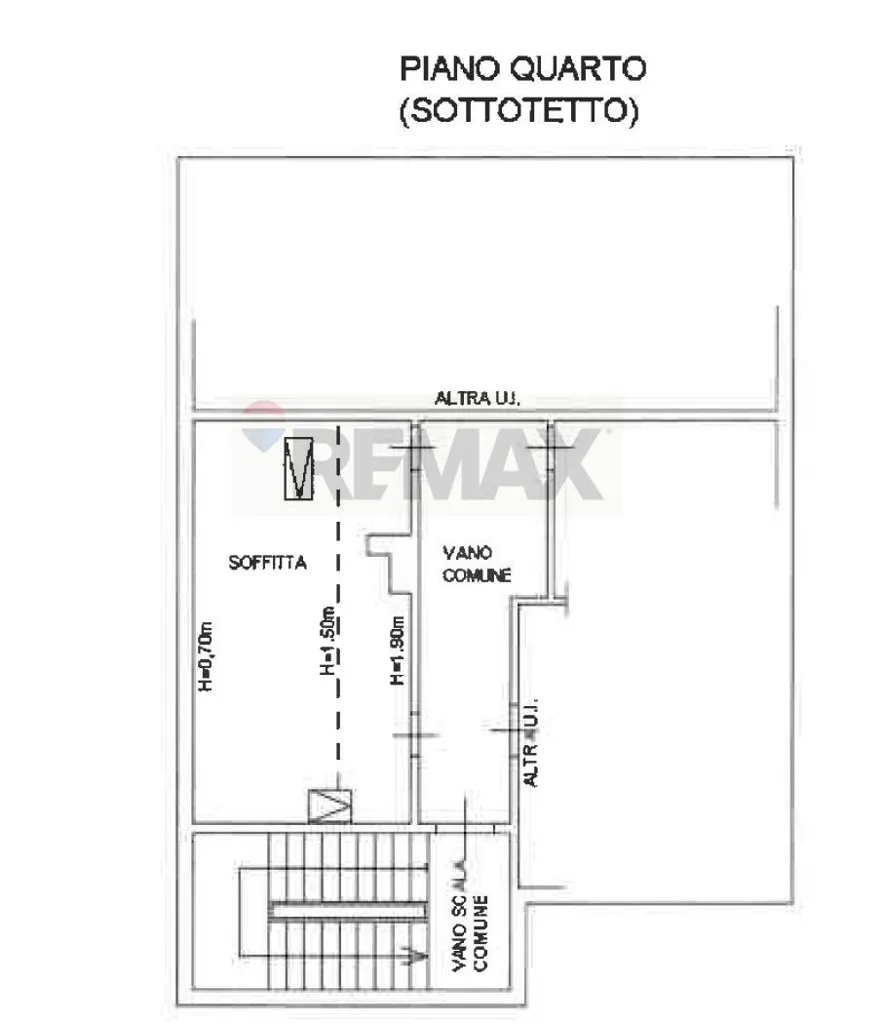 Plaan - Rearranged Apartment with Balcony in Modena