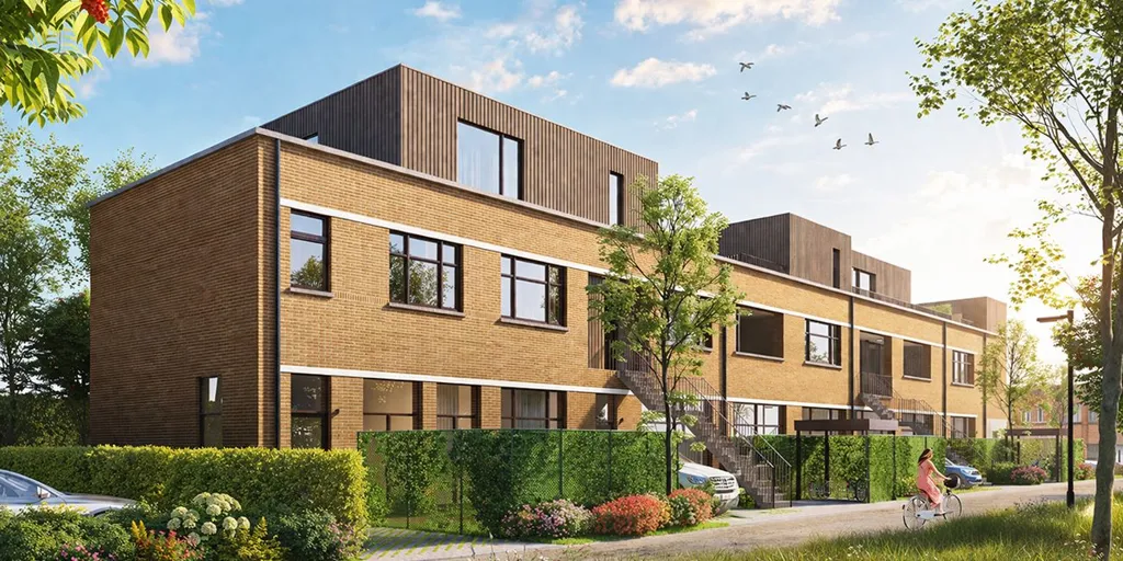 Duplex Énergétique avec Terrasse à Eeklo