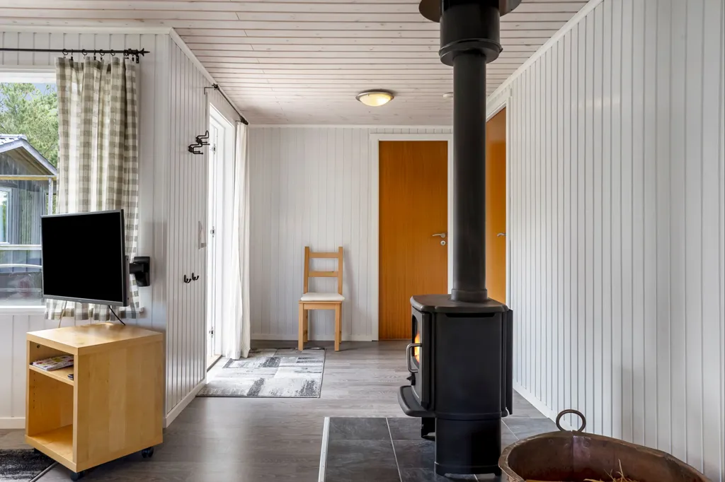 Séjour - Classic Summerhouse with Nature in Skiveren