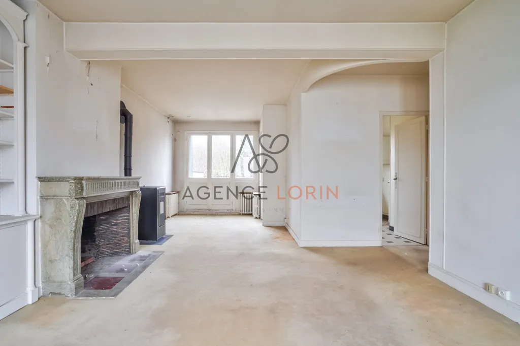 Séjour - Appartement Familial avec Terrasse au Vésinet