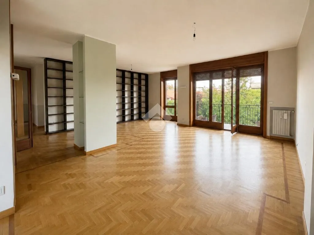 Soggiorno - Spacious 4-Bedroom Apartment with Terrace in Milan