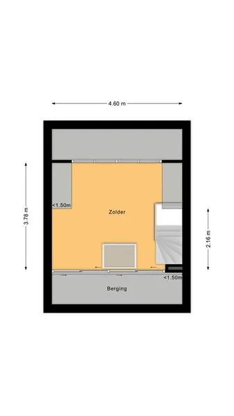 Plan - Maisonnette with Garden View in Linschoten