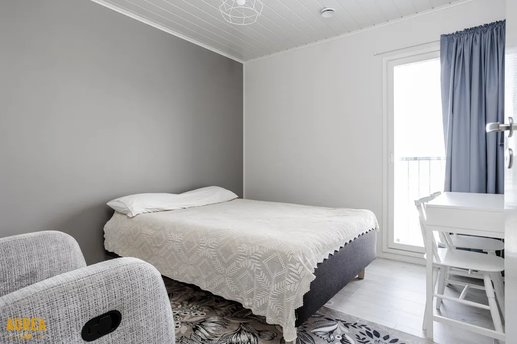 Bedrooms - Modern Apartment with Sea View in Oulu