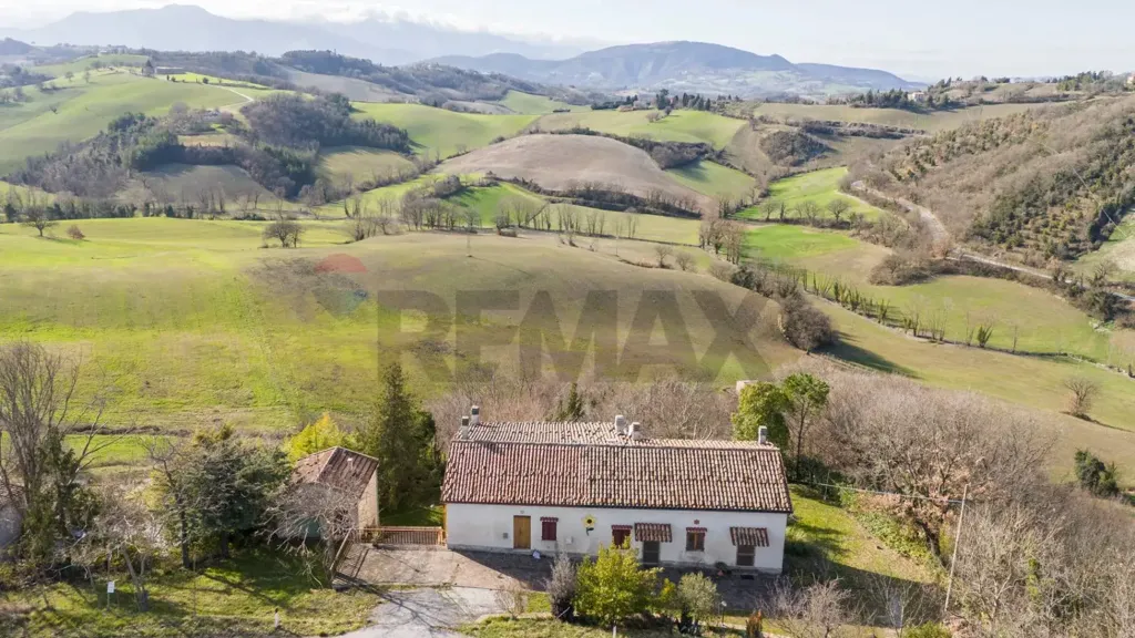 Õhuvaade - Semi-detached Apartment with Panoramic View in Arcevia
