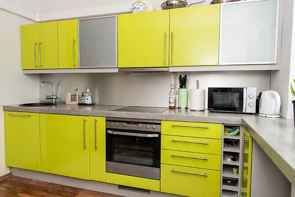 Köök - Renovated Flat with Balcony in Luunja