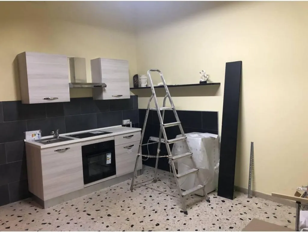 Kitchen - Terra Floor Apartment with Veranda in Palermo