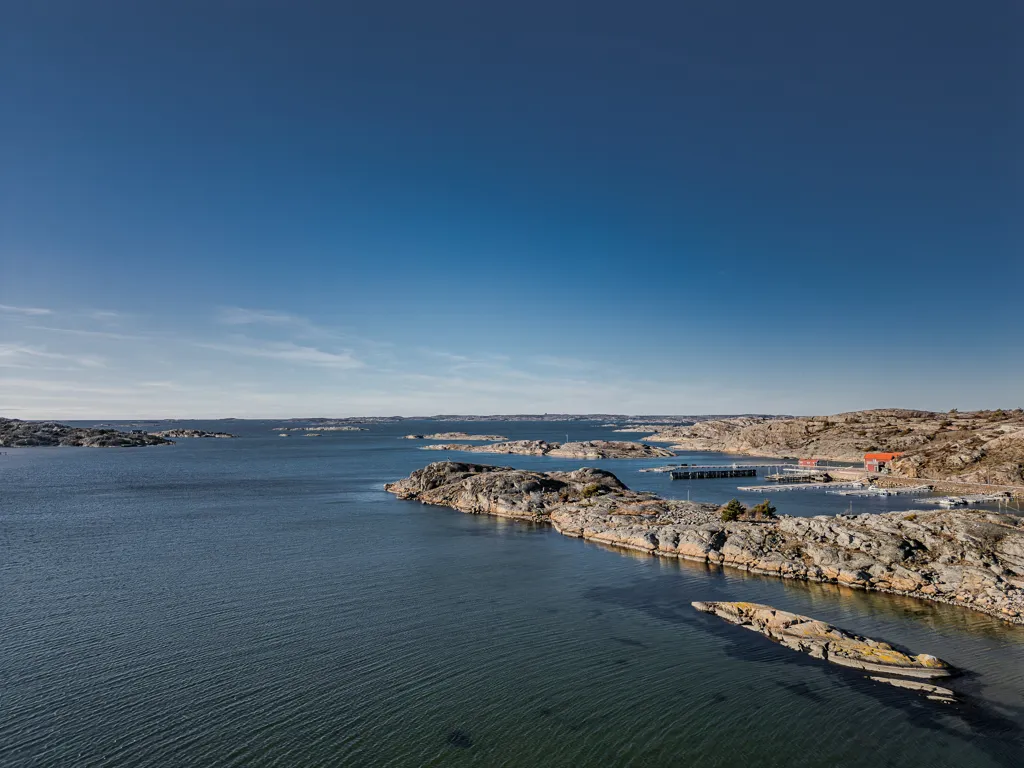 Aerial - Private Island with Waterfront in Kungälv
