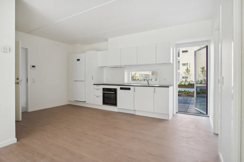 Köök - Senior Apartment with Balcony in Risskov