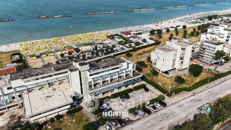 Aerial - Seafront Apartment with Balcony in Fano