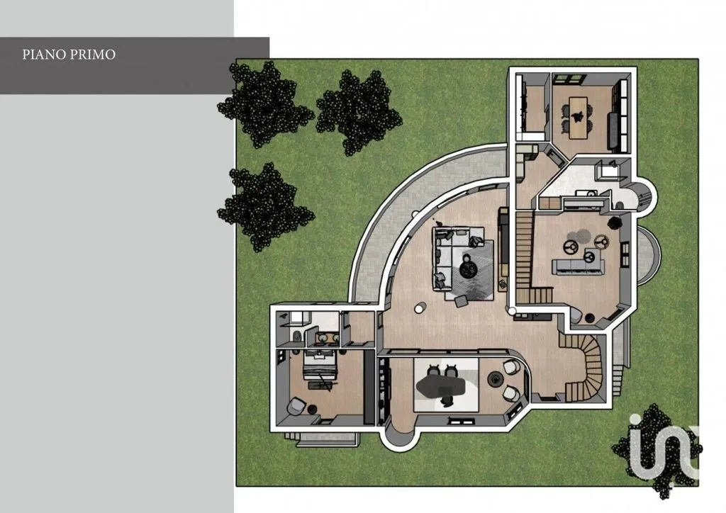 Plaan - Luxury Villa with Panoramic View near Rimini