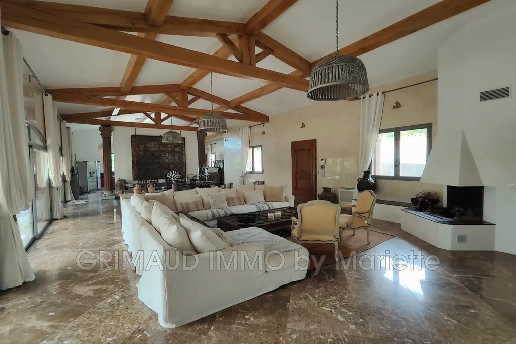 Living Room - Contemporary House with Pool in Lorgues