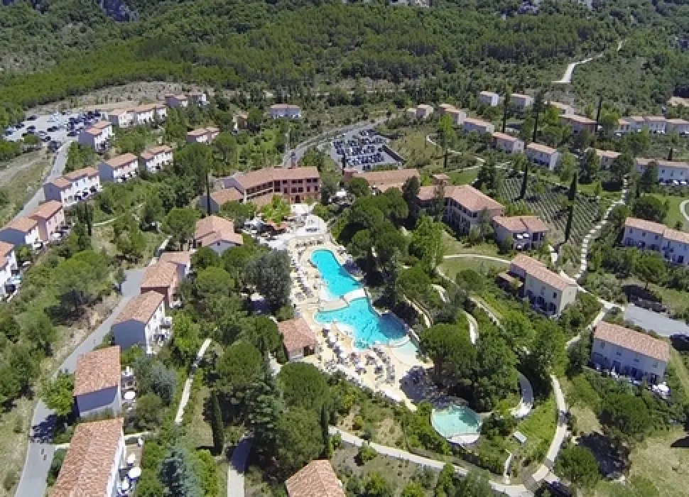 Vue aérienne - Appartement Studio avec Terrasse à Grospierres