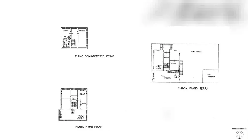 Plan - Historic Villa with Garden in Ostra