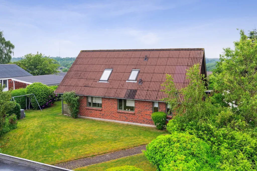 Vista aerea - Detached Villa with Garden in Viborg
