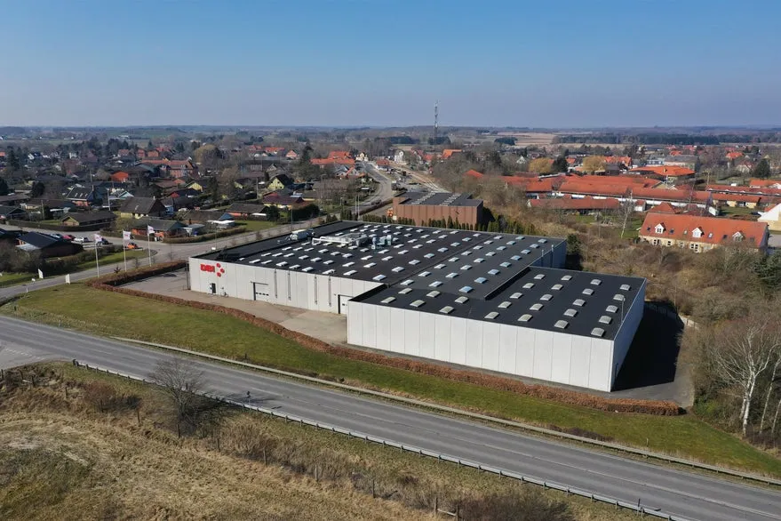 Õhuvaade - Production Facility with Clean Rooms in Stenlille