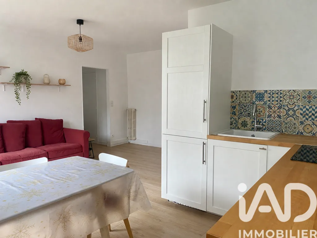 Cuisine - Appartement Rénové avec Vue Parc à Nantes