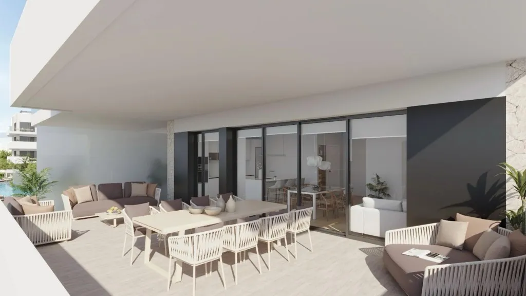 Terrace - Residential Complex with Private Pool in La Nucia