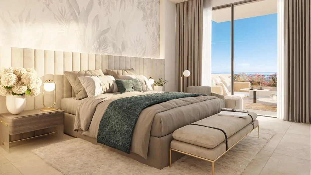 Bedrooms - Luxury Flat with Sea View in Benahavís