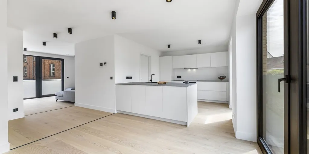 Köök - Modern Apartment with Terrace in Wijgmaal