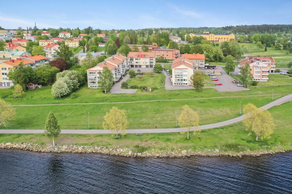 Vue aérienne - Apartment with Sea View in Härnösand