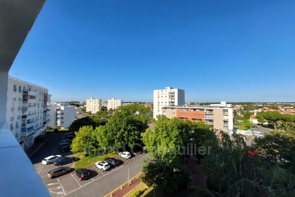 Balcony - Renovated Apartment with Panoramic View in Royan