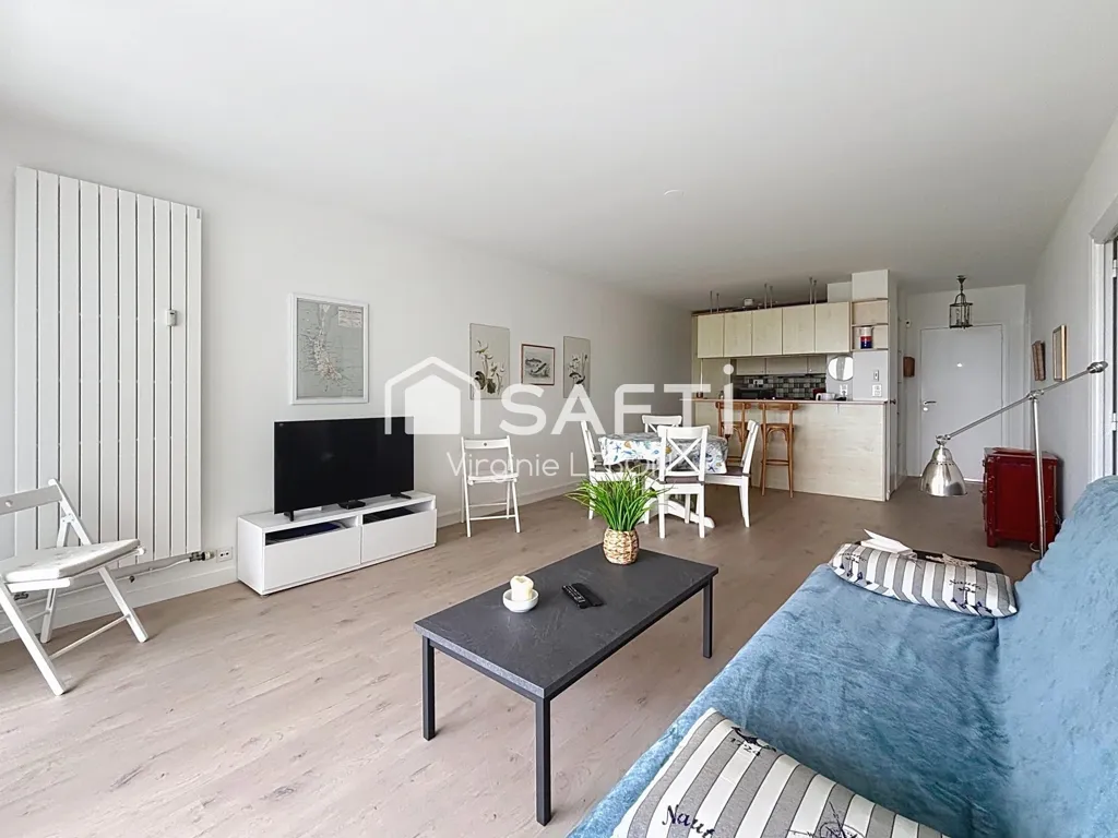Séjour - Appartement avec Vue Mer à Quiberon