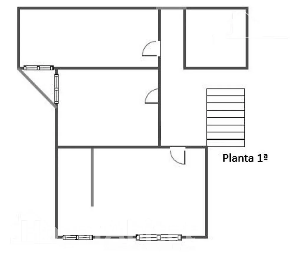 Plan - Triplex Attic with Terrace in Mislata