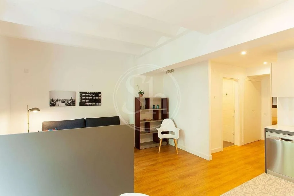 Furnished Flat with Balcony in Eixample