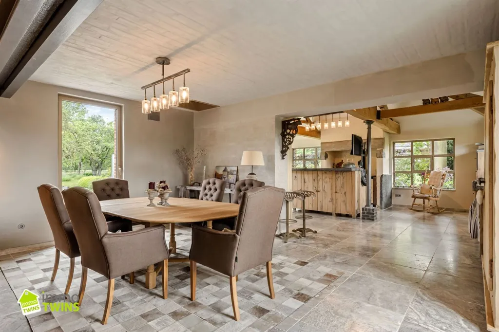 Söögituba - Renovated Patershoeve with Pool in Buggenhout