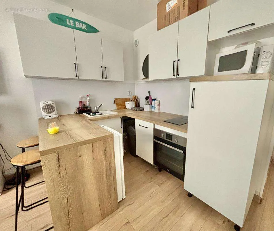 Cuisine - Appartement Pied de Mer avec Commerces à Pornichet