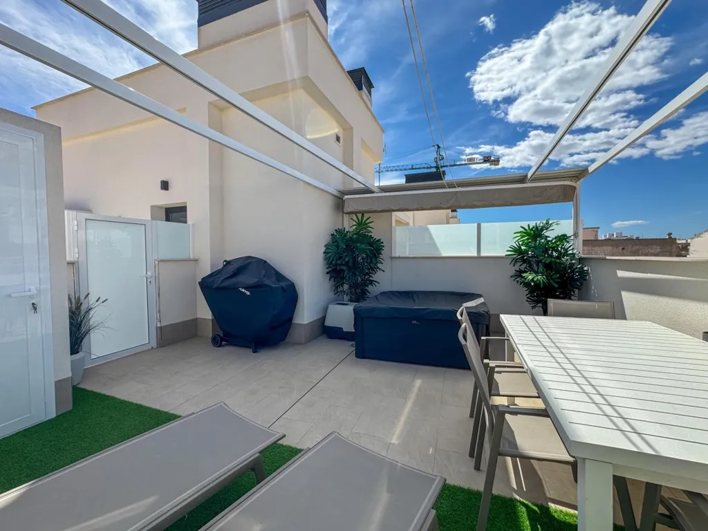 Terrasse - Duplex with Rooftop Solarium in Playa del Cura