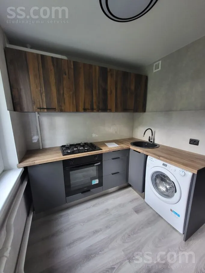 Köök - Capital Remodelled 2-Bedroom Flat in Jugla, Riga
