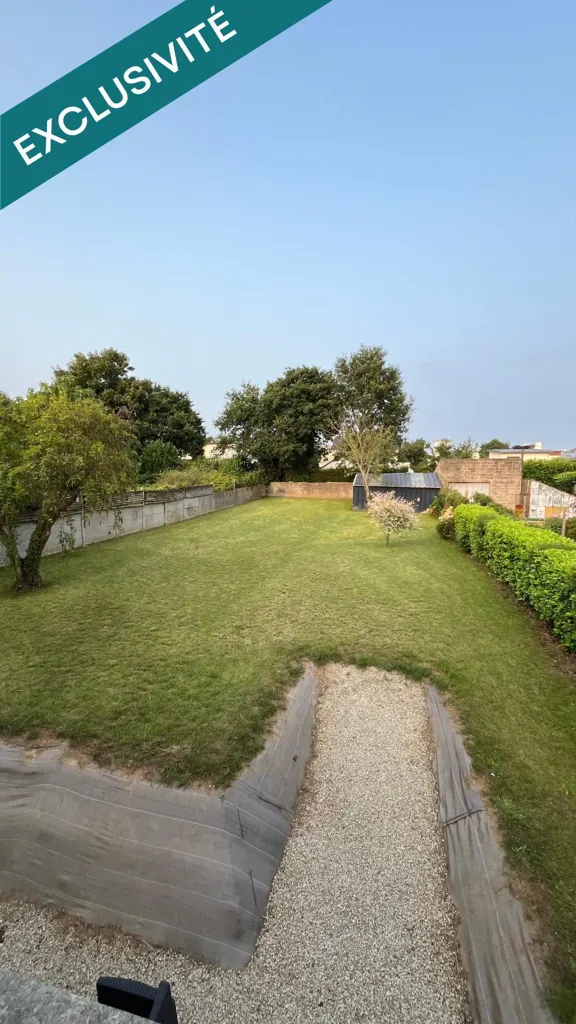 Jardin - Maison 3 pièces à Landivisiau