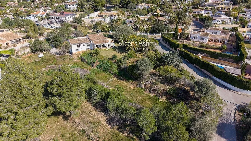 Aerial - Villa with Pool and Terrace in Jávea