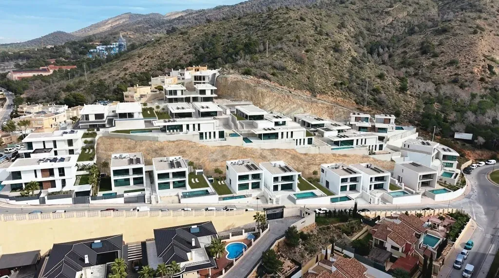 Õhuvaade - Villa with Seafront Views in Benidorm