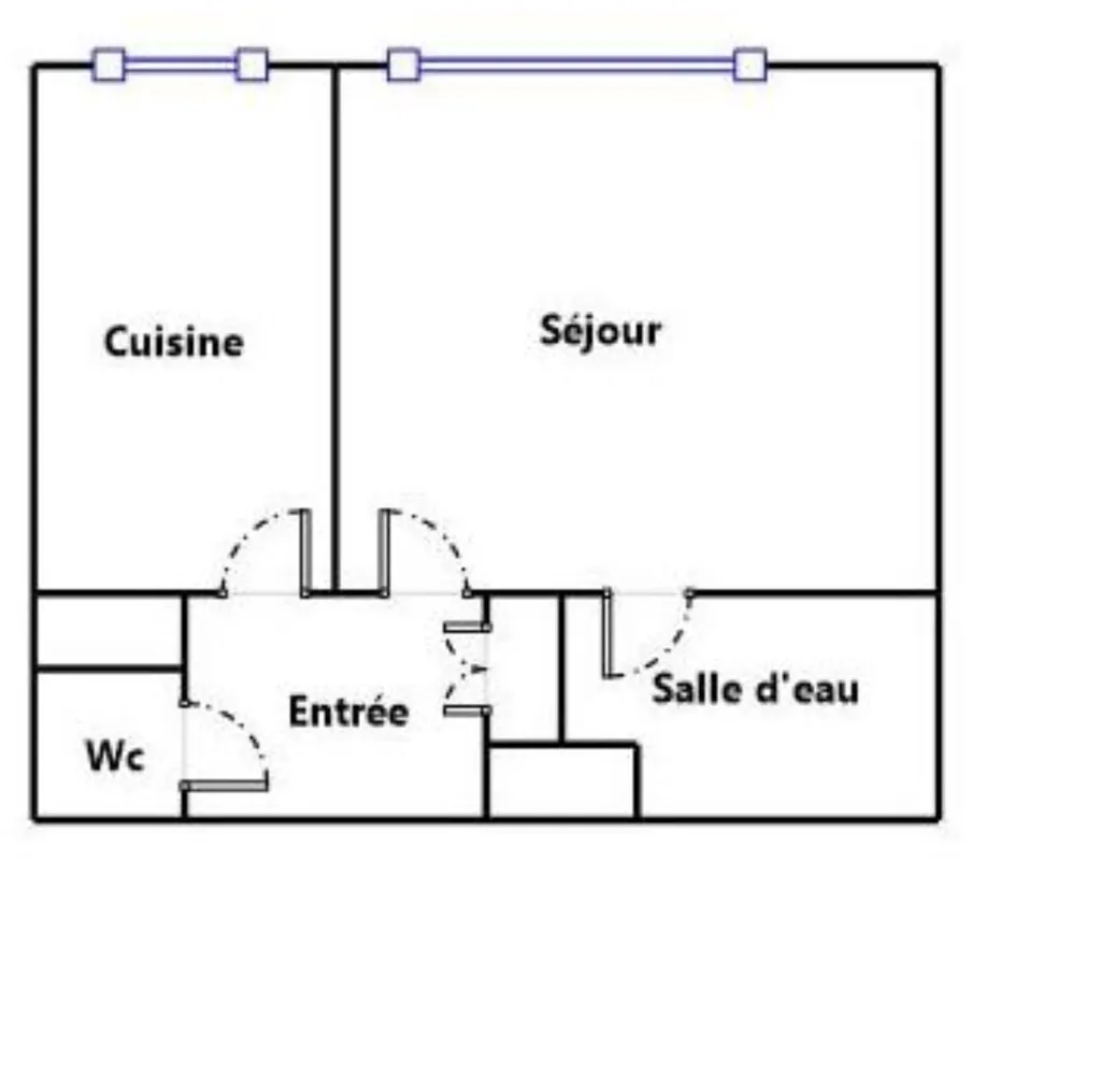 Plan - Studio avec Jardin à Châtenay-Malabry