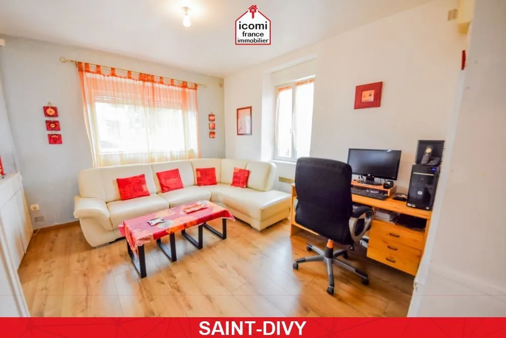 Soggiorno - Charming 7-Piece House with Garden in Saint-Divy
